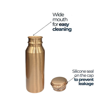 Copper Water Bottle 11.84 Oz (Baby Plain)