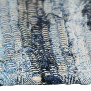 Perilla home Handmade Denim chindi Rug  (24 x 36 inch)