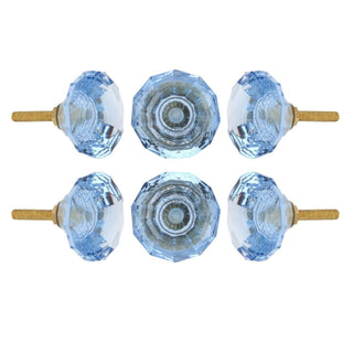 Katrina Cola Water Cut Glass Knob - Perilla Home
