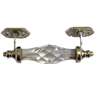 Glass Chrome Finish Victorian Handle ( 6" inch )