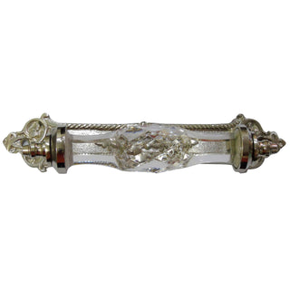 Mugal Glass Decorative Furniture Handle ( chrome)