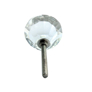 Clear Cut Glass Drawer Knobs (Set of 10)