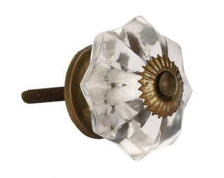 Clear Melon Glass Drawer Knob - Perilla Home