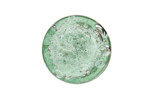 Light Green Bubble Glass Knobs (Set of 6)